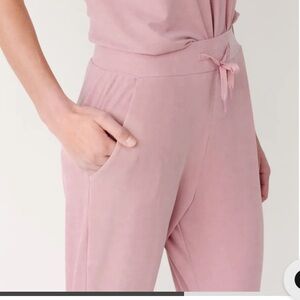 Cozy Earth Bamboo Jogger Pants Size XXXL In Antique Rose